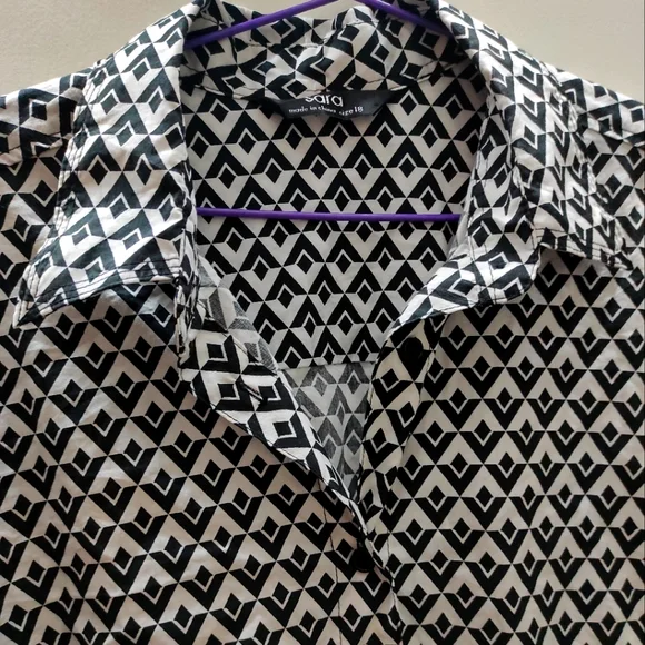 Black & White Designed Shirt - Picture 1 of 7